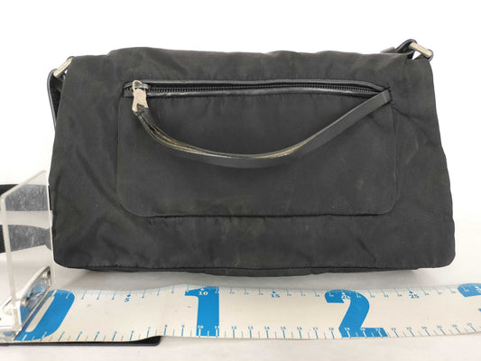 PRADA Nylon Prada Tesuto Shoulder Bag B9716 Black Shoulder Bag