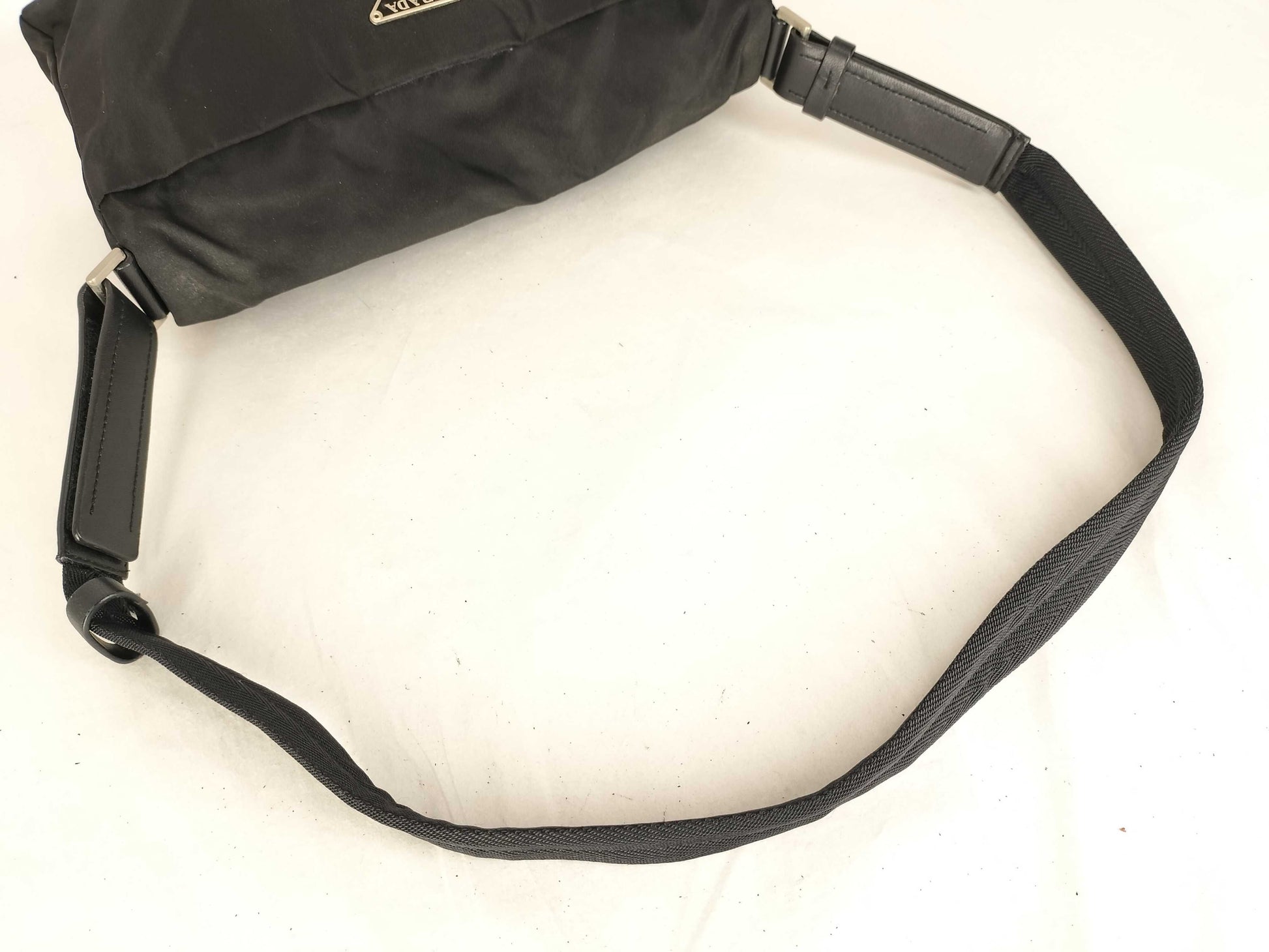 PRADA Nylon Prada Tesuto Shoulder Bag B9716 Black Shoulder Bag