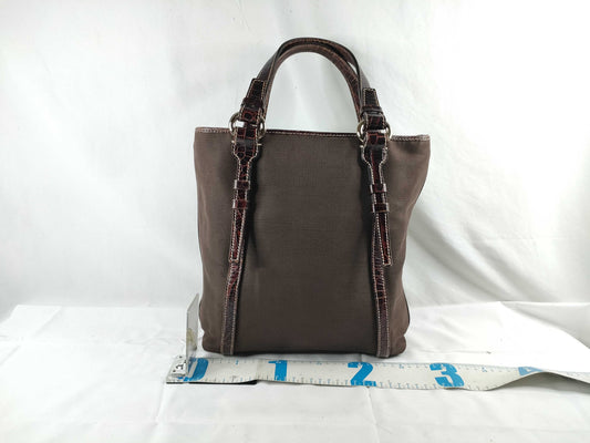 CELINE Canvas x Leather Tote Bag WC-ST-0047 Brown Tote Bag
