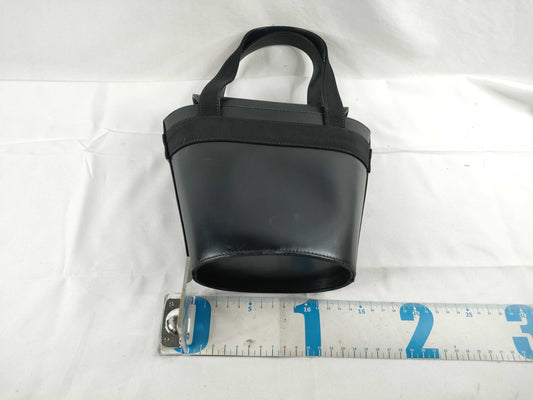 Salvatore Ferragamo Vala Ribbon Leather BA216161 Black Handbag