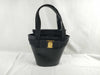 Salvatore Ferragamo Vala Ribbon Leather BA216161 Black Handbag
