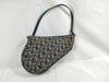 Dior Trotter Christian Dior Trotter Canvas Handbag MC1011 Navy x Beige Handbag