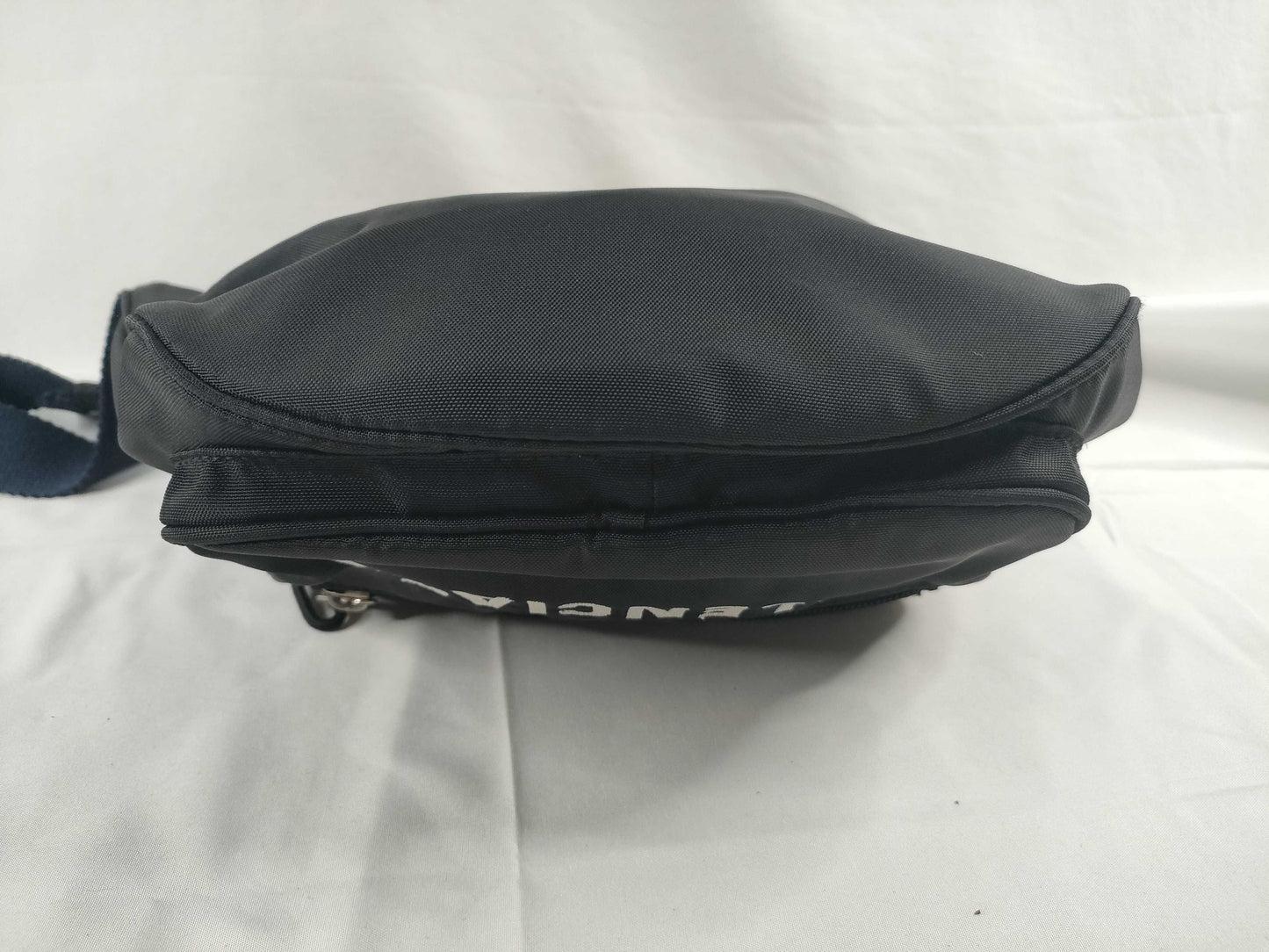 BALENCIAGA Nylon Canvas Body Bag Black Waist Bag