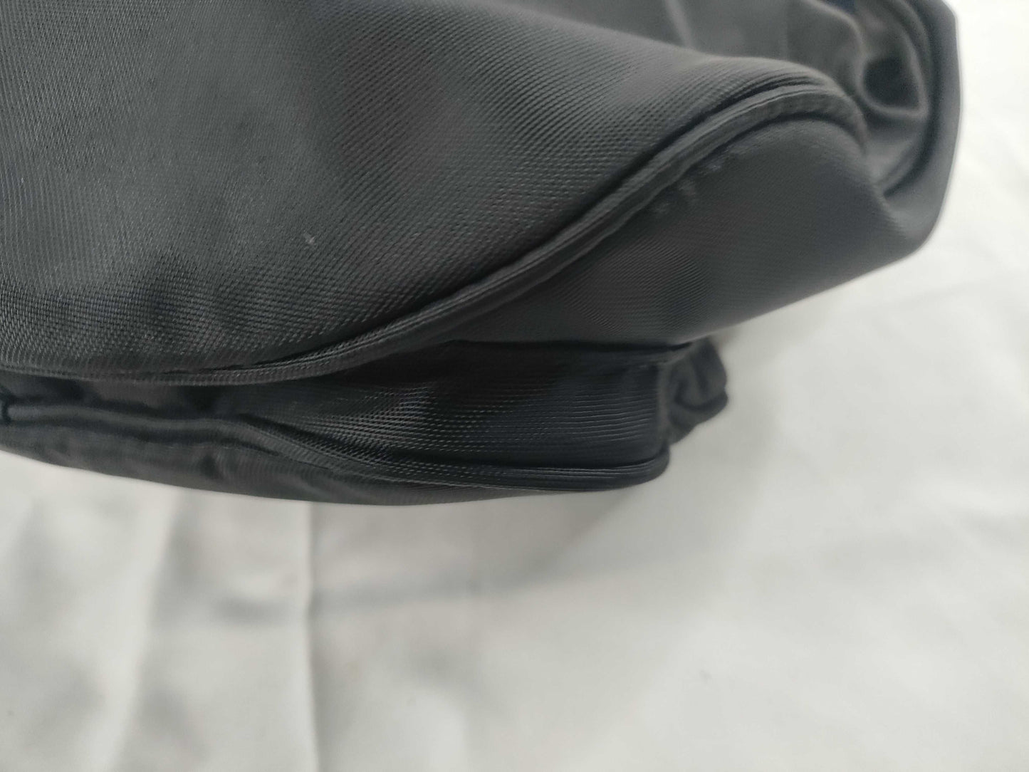 BALENCIAGA Nylon Canvas Body Bag Black Waist Bag