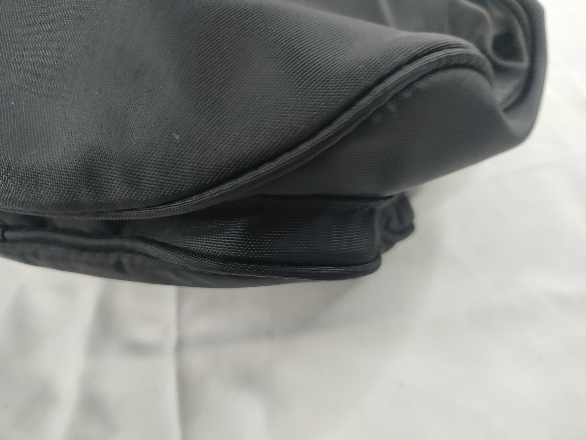 BALENCIAGA Nylon Canvas Body Bag Black Waist Bag