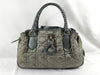 Dior Christian Dior Nylon Handbag 14-BO-1008 Grey x Khaki Handbag