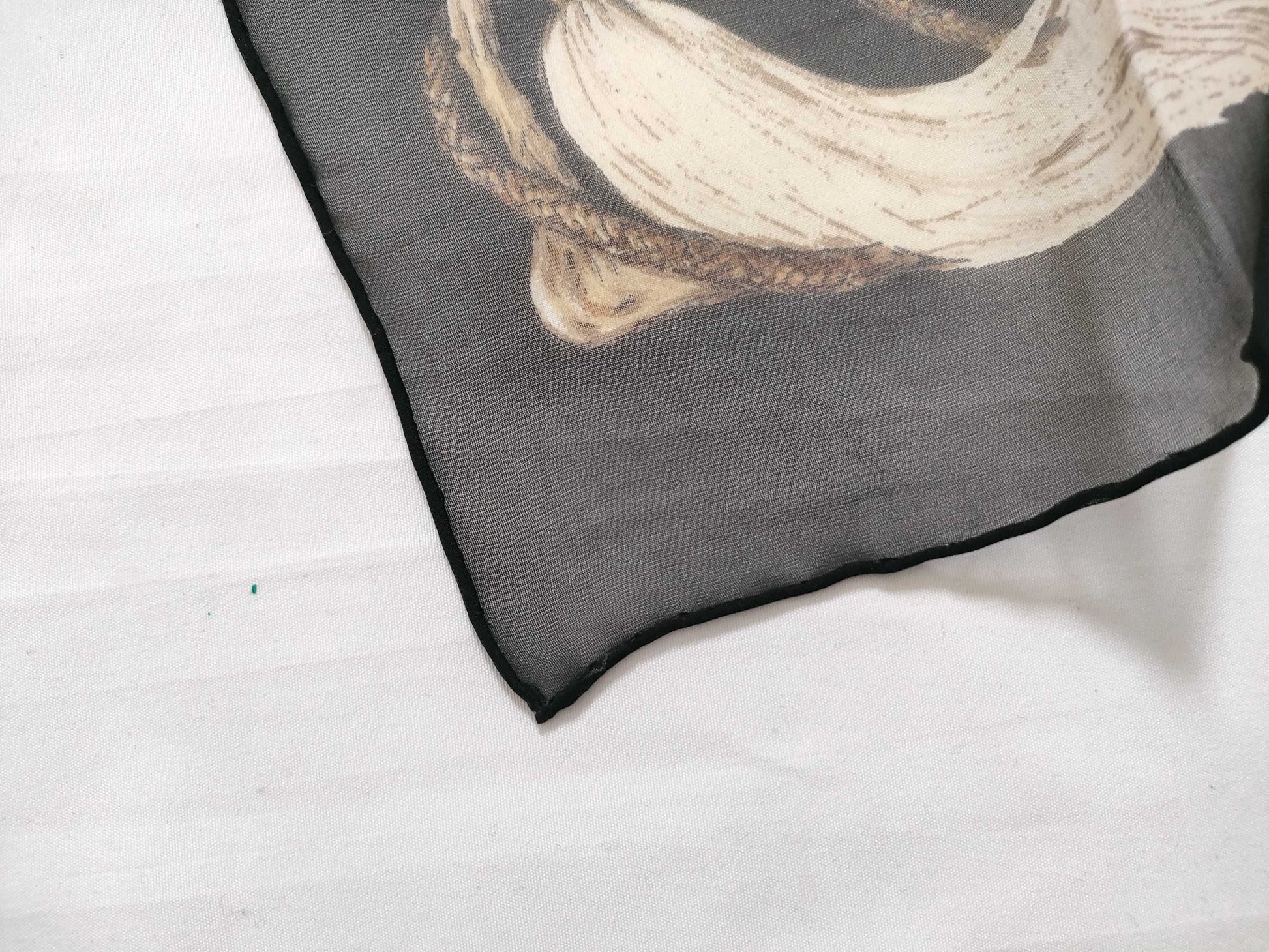 About HERMES Carre Hermes Petit Carre Boots Silk Scarf Black and Other Accessories