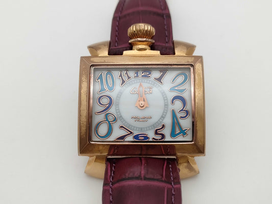 GaGa MILANO Napoleone 2823 Quartz White Dial Immovable/No Operation Guarantee Men's Watch