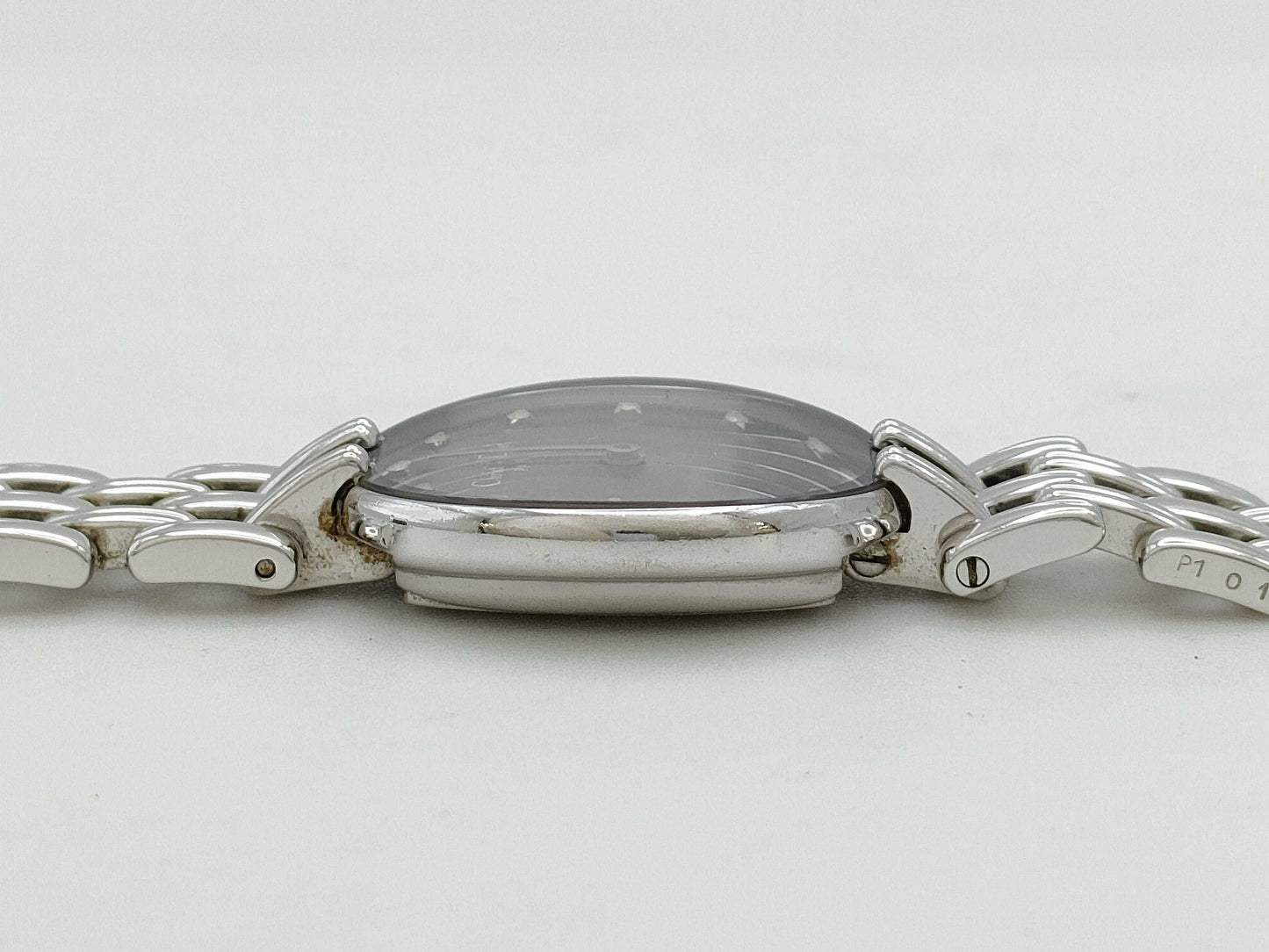 Dior D44-120 CC5982 Quartz Grey Dial Immovable No Guaranteed Operation Women's Watch