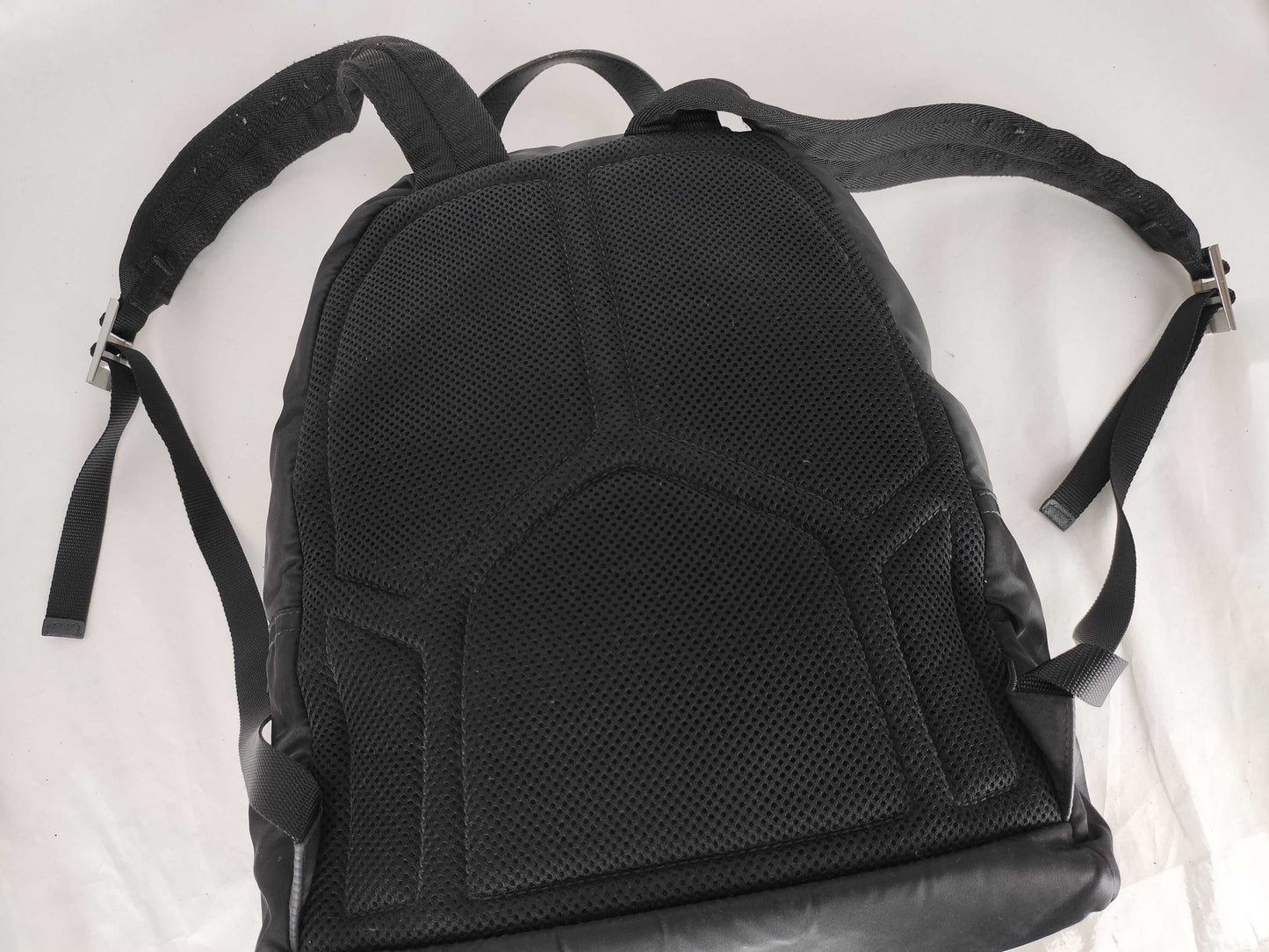 PRADA Nylon Prada Tesuto Backpack Black Rucksack