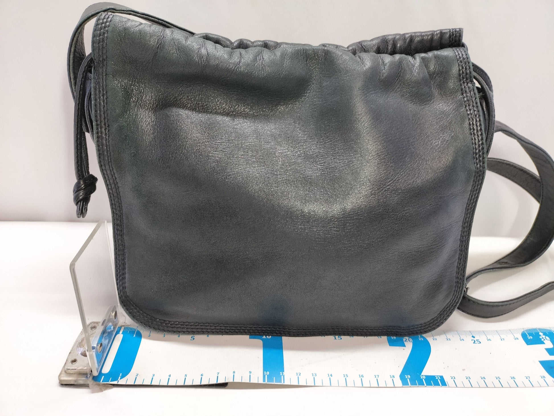 LOEWE Anagram Leather Shoulder Bag Black Shoulder Bag