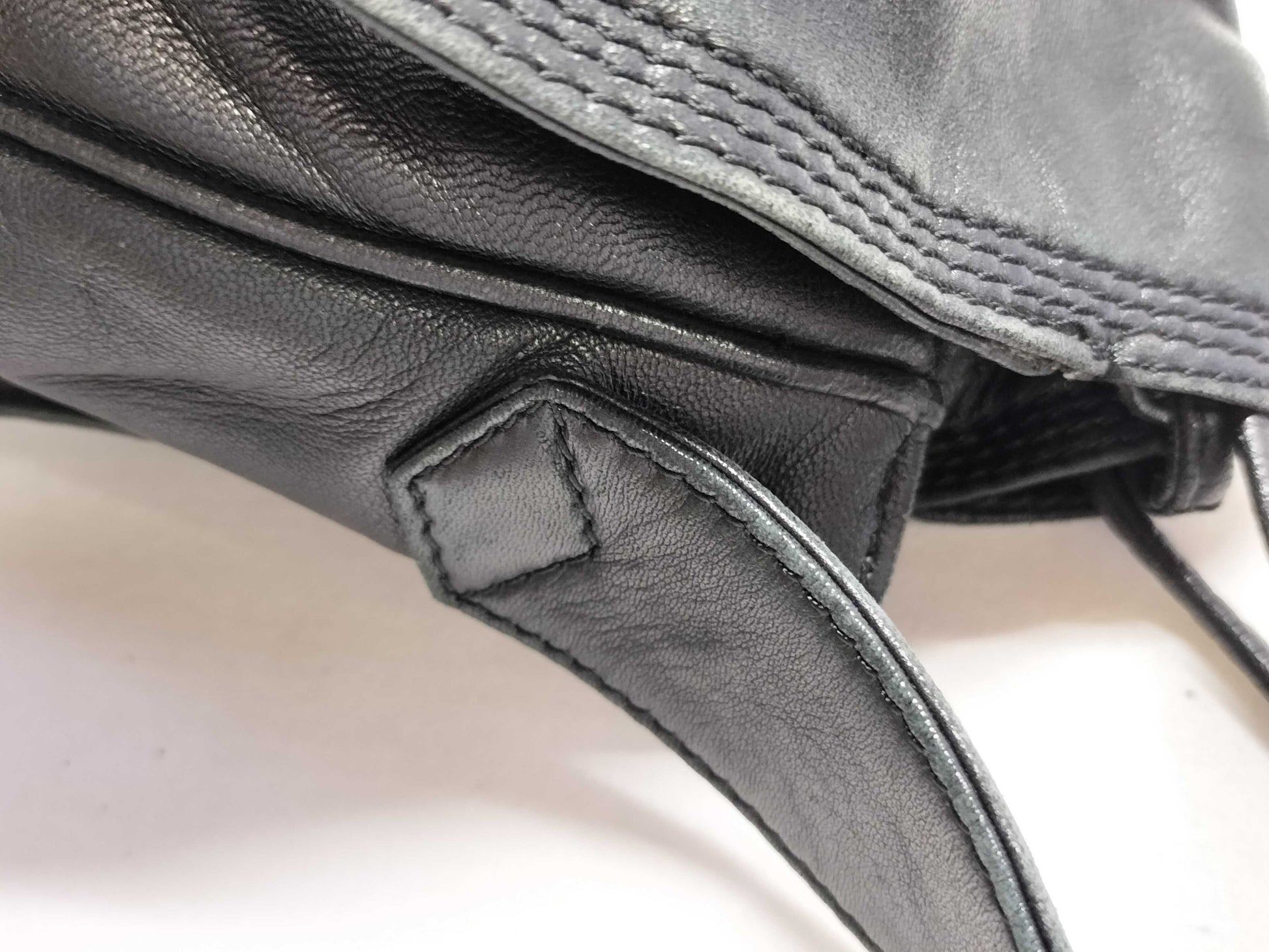 LOEWE Anagram Leather Shoulder Bag Black Shoulder Bag