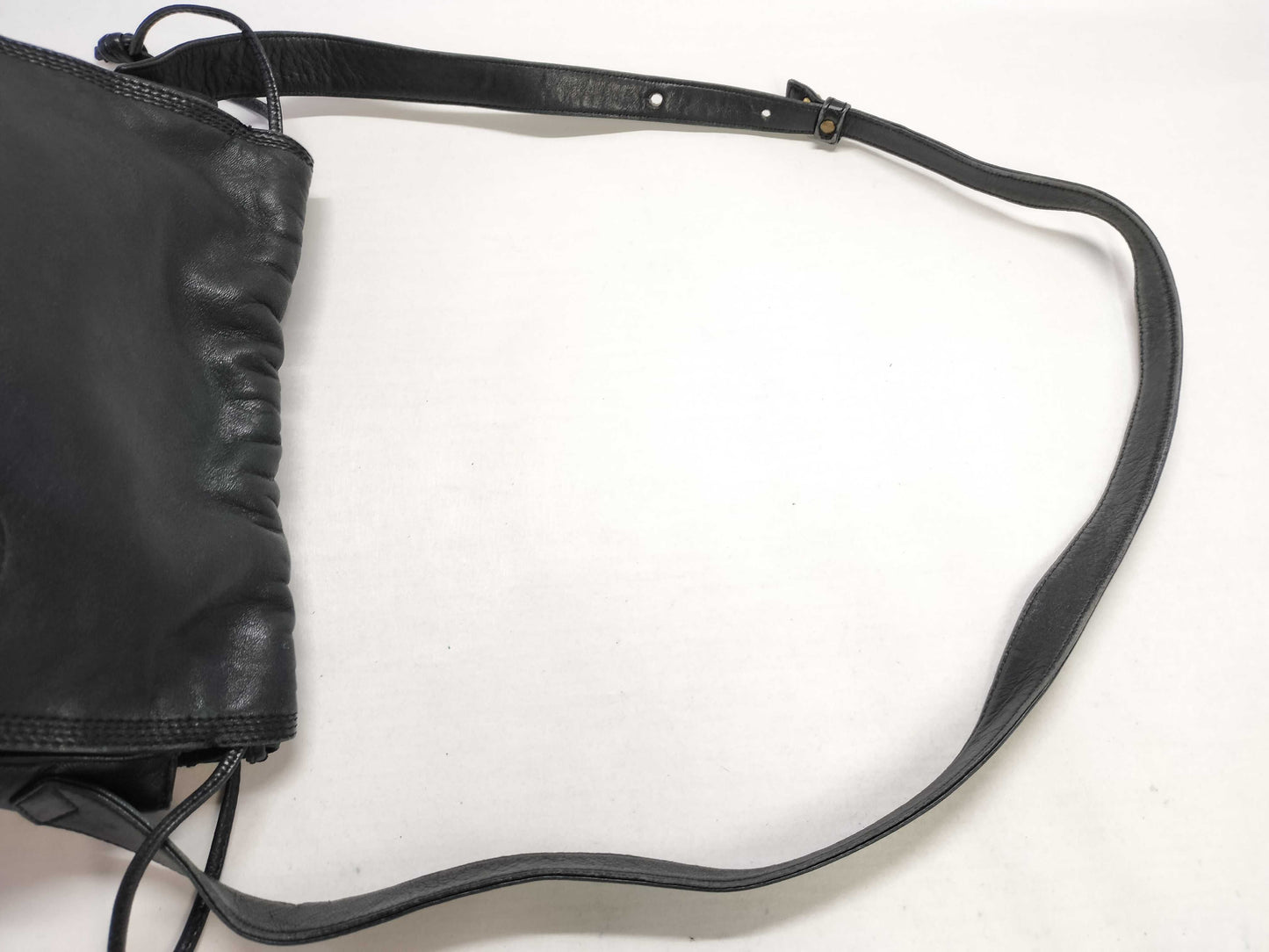 LOEWE Anagram Leather Shoulder Bag Black Shoulder Bag