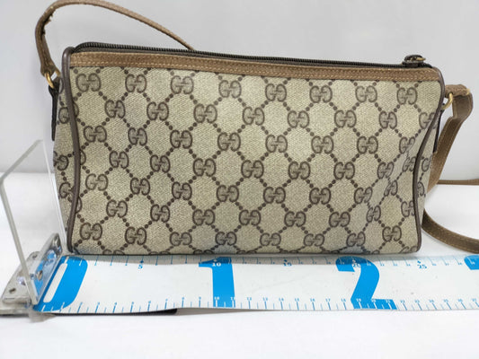 GUCCI GG Supreme Shoulder Bag 89.02.086 Brown
