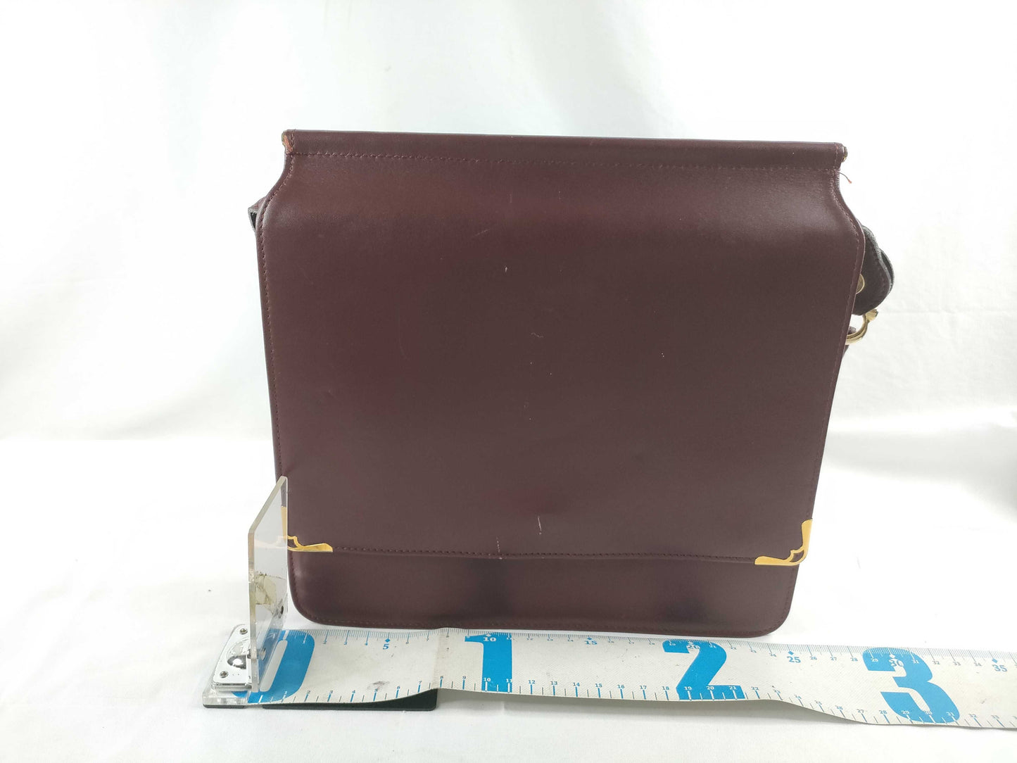 Cartier Mast Cartier Mastline Leather Shoulder Bag Bordeaux Shoulder Bag