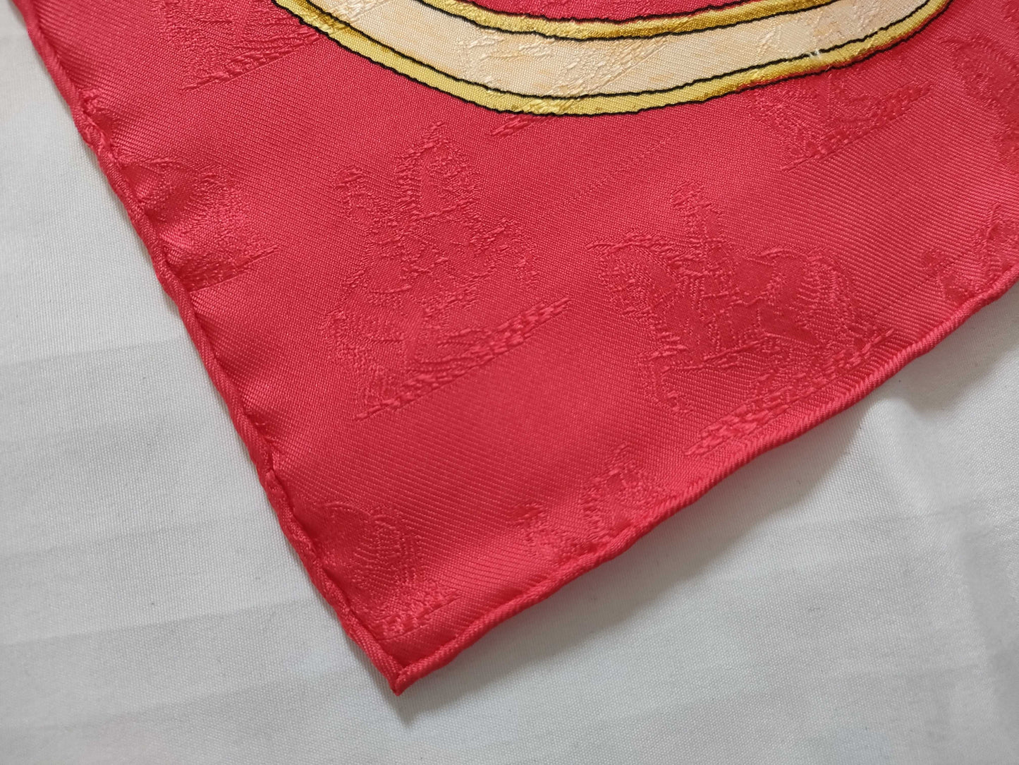 HERMES Kare Hermes Carre90 Imperial Silk Scarf Red Other Accessories