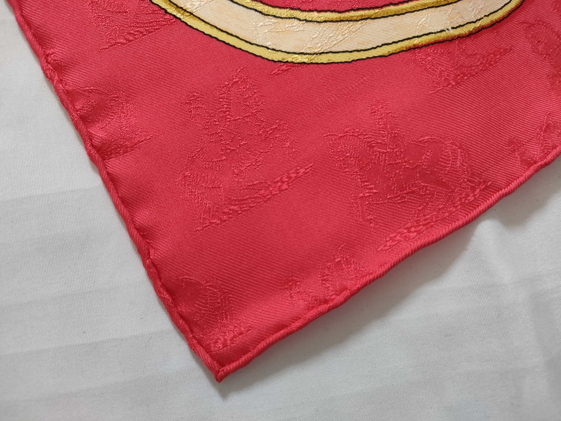 HERMES Kare Hermes Carre90 Imperial Silk Scarf Red Other Accessories