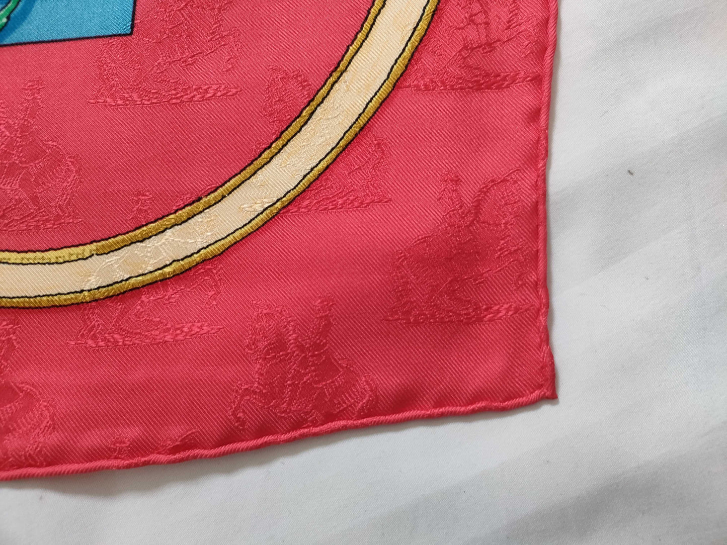 HERMES Kare Hermes Carre90 Imperial Silk Scarf Red Other Accessories