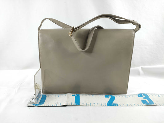 LOEWE Leather Shoulder Bag Beige Shoulder Bag