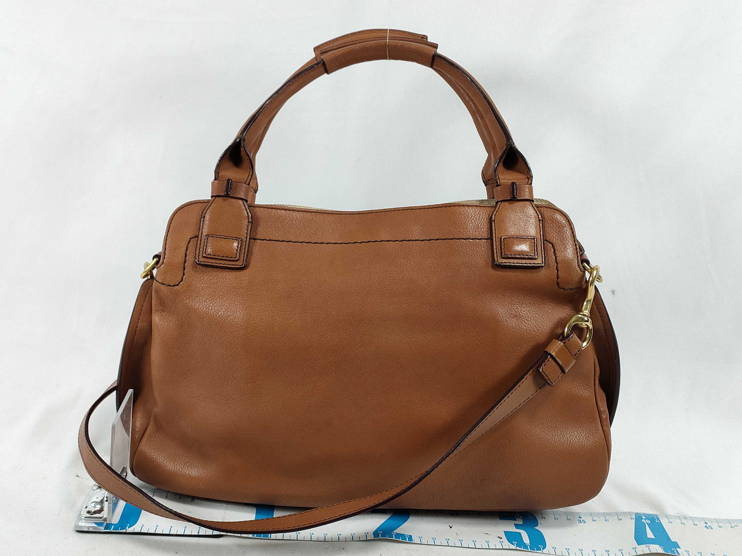 Chloe Chloe Margaret Leather 2-Way Handbag Brown Handbag