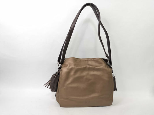 LOEWE Leather Shoulder Bag Brown Shoulder Bag