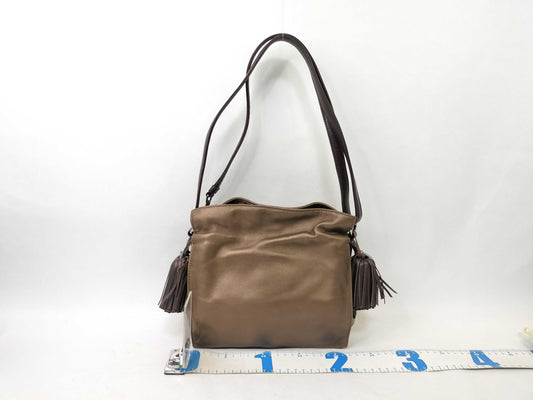 LOEWE Leather Shoulder Bag Brown Shoulder Bag
