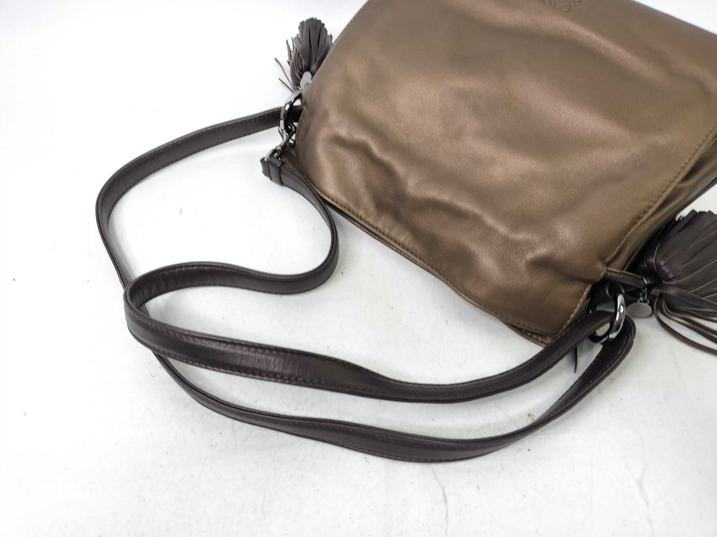 LOEWE Leather Shoulder Bag Brown Shoulder Bag