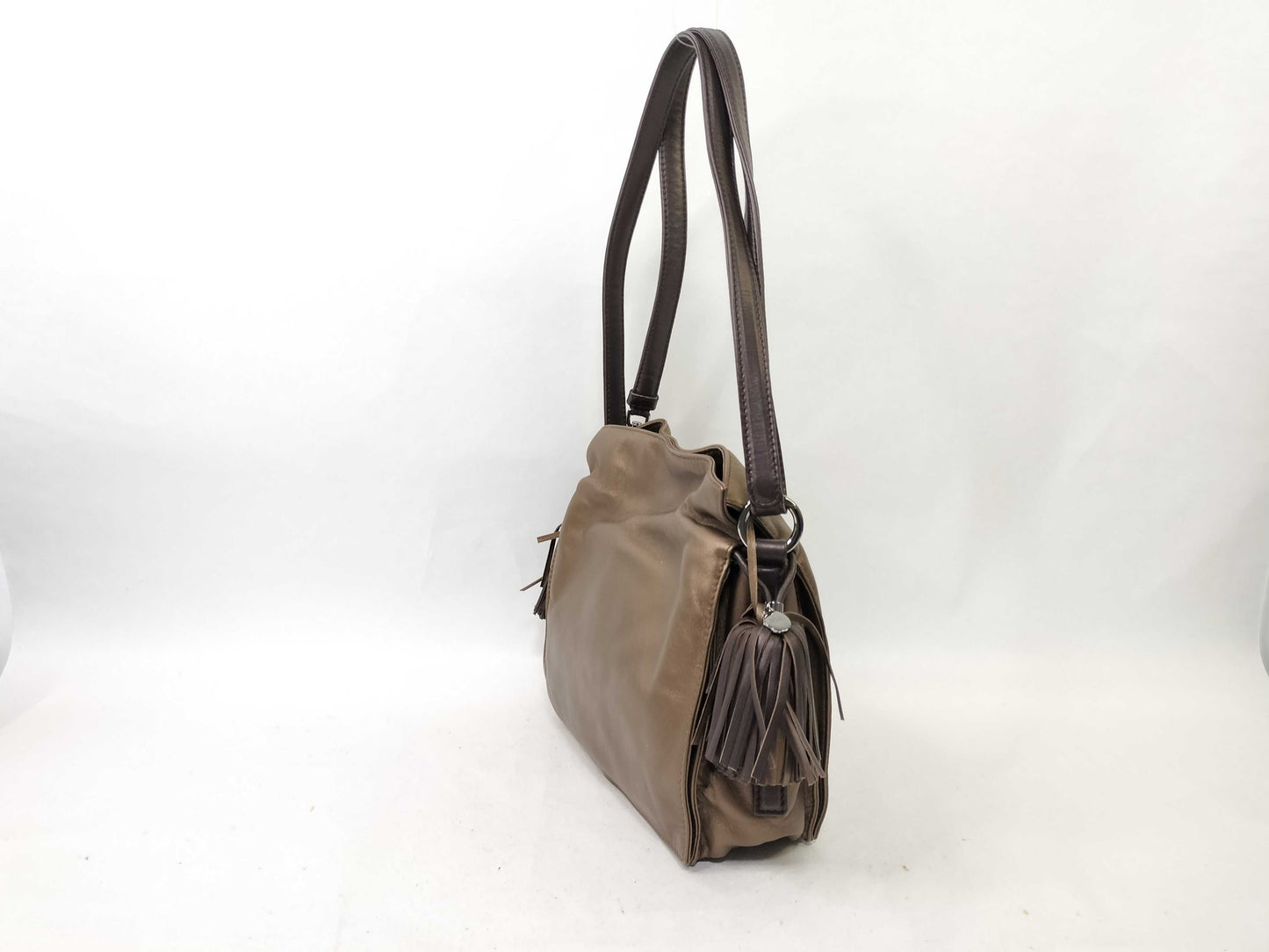 LOEWE Leather Shoulder Bag Brown Shoulder Bag
