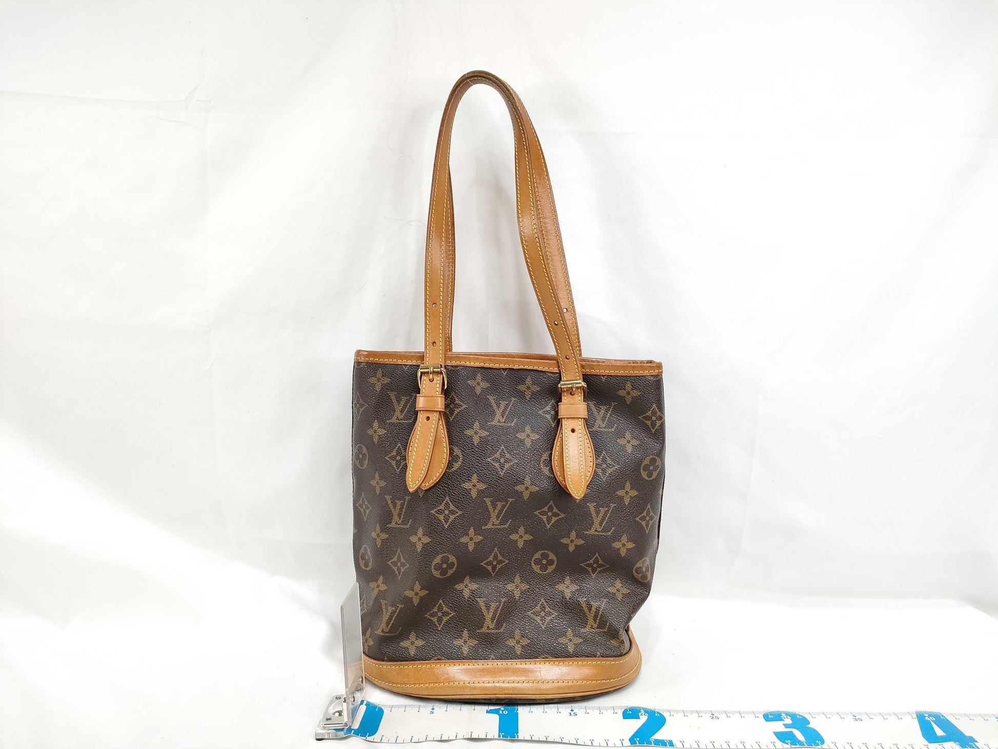 LOUIS VUITTON Monogram LV Monogram Petit Bucket M42238 AR0928 Handbag