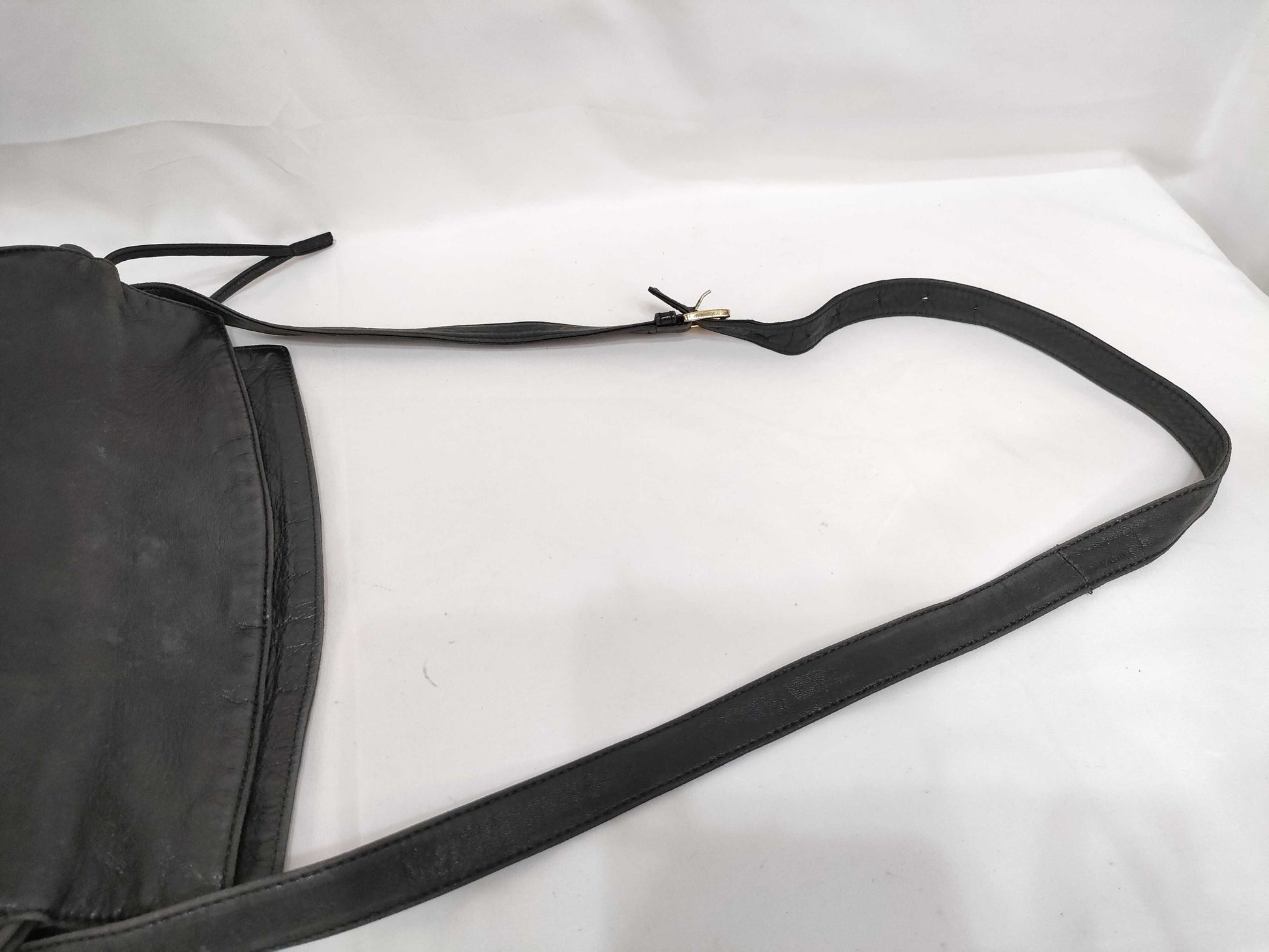 LOEWE Leather Shoulder Bag Black Shoulder Bag