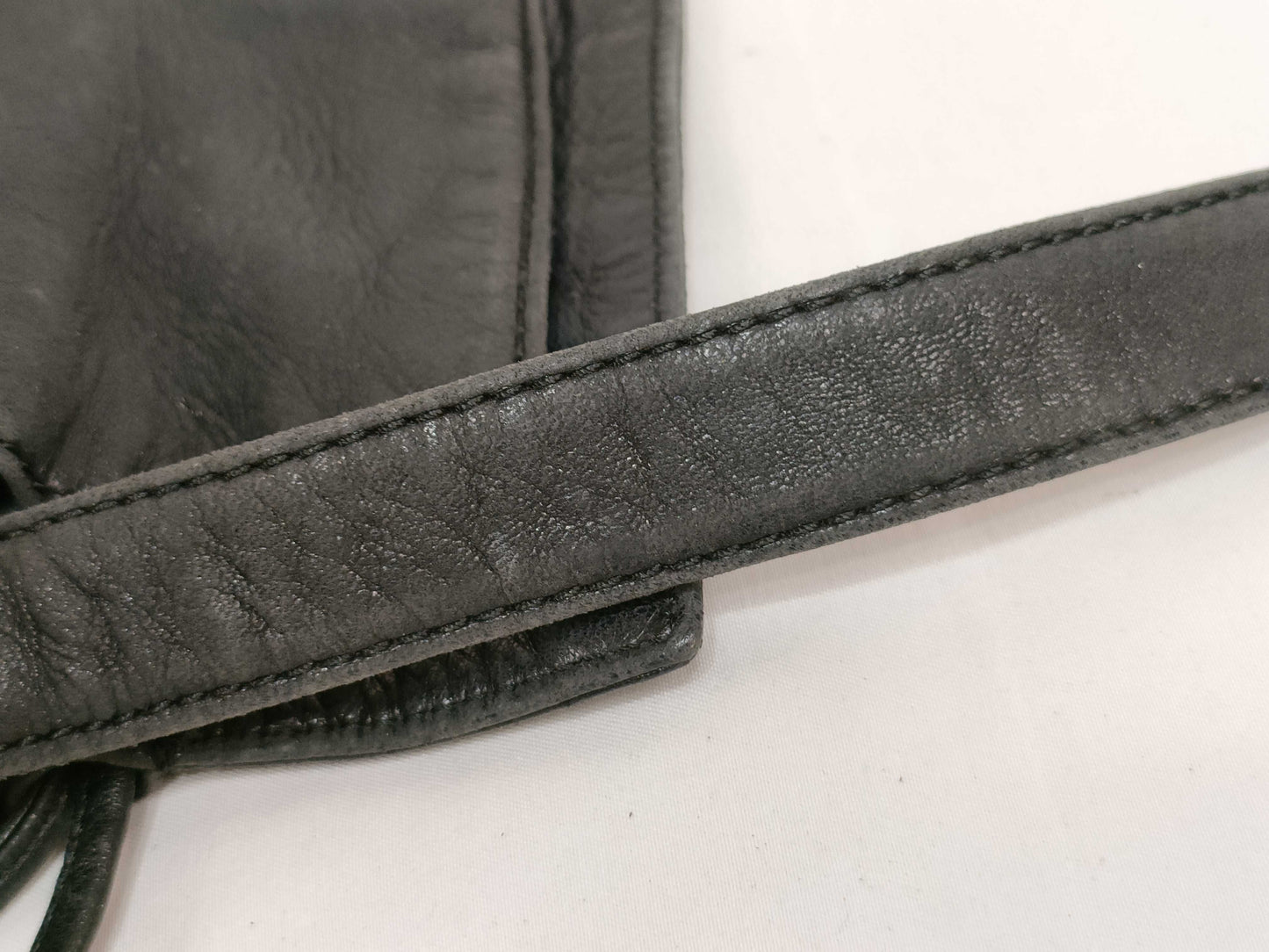 LOEWE Leather Shoulder Bag Black Shoulder Bag