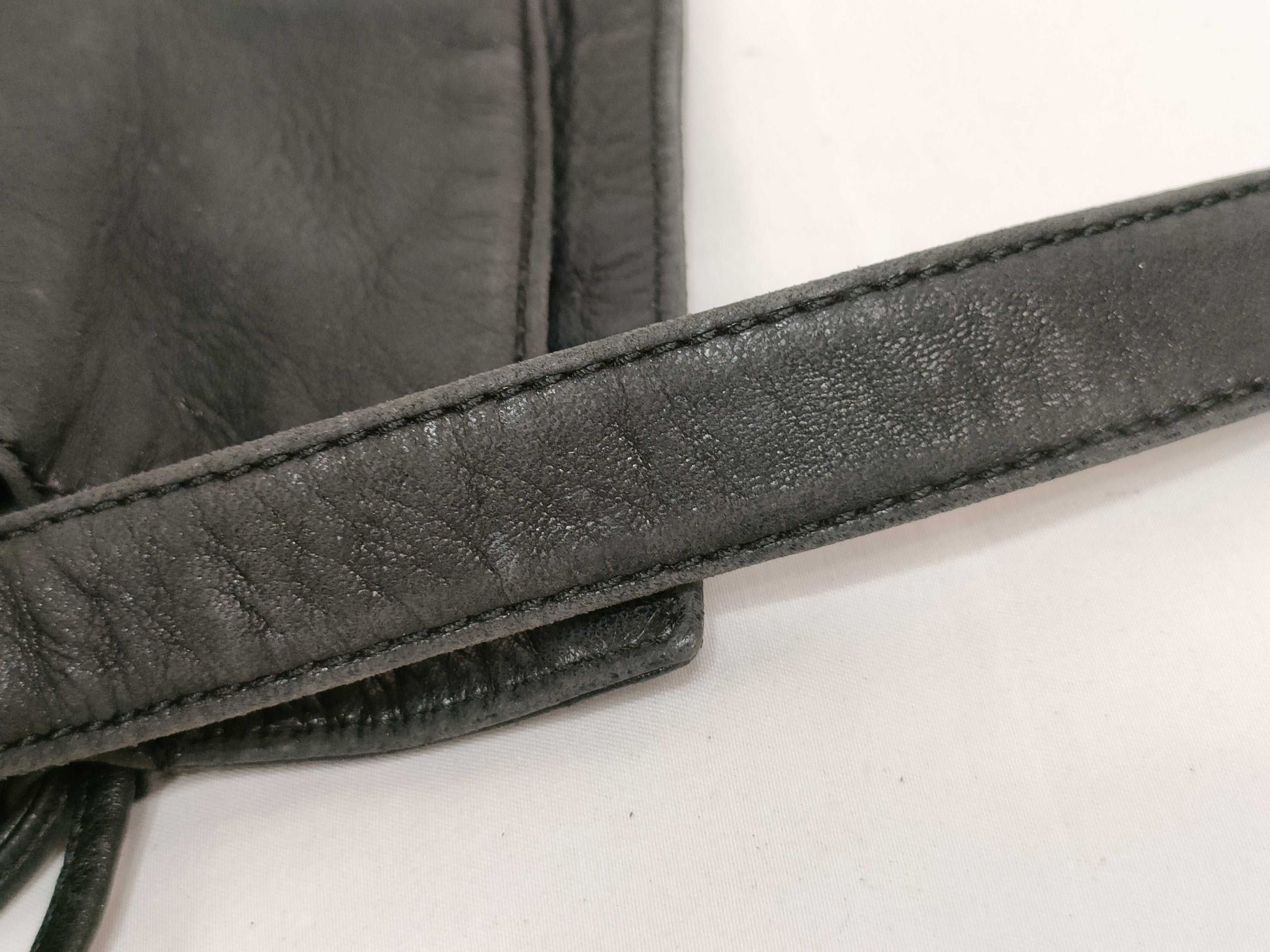 LOEWE Leather Shoulder Bag Black Shoulder Bag