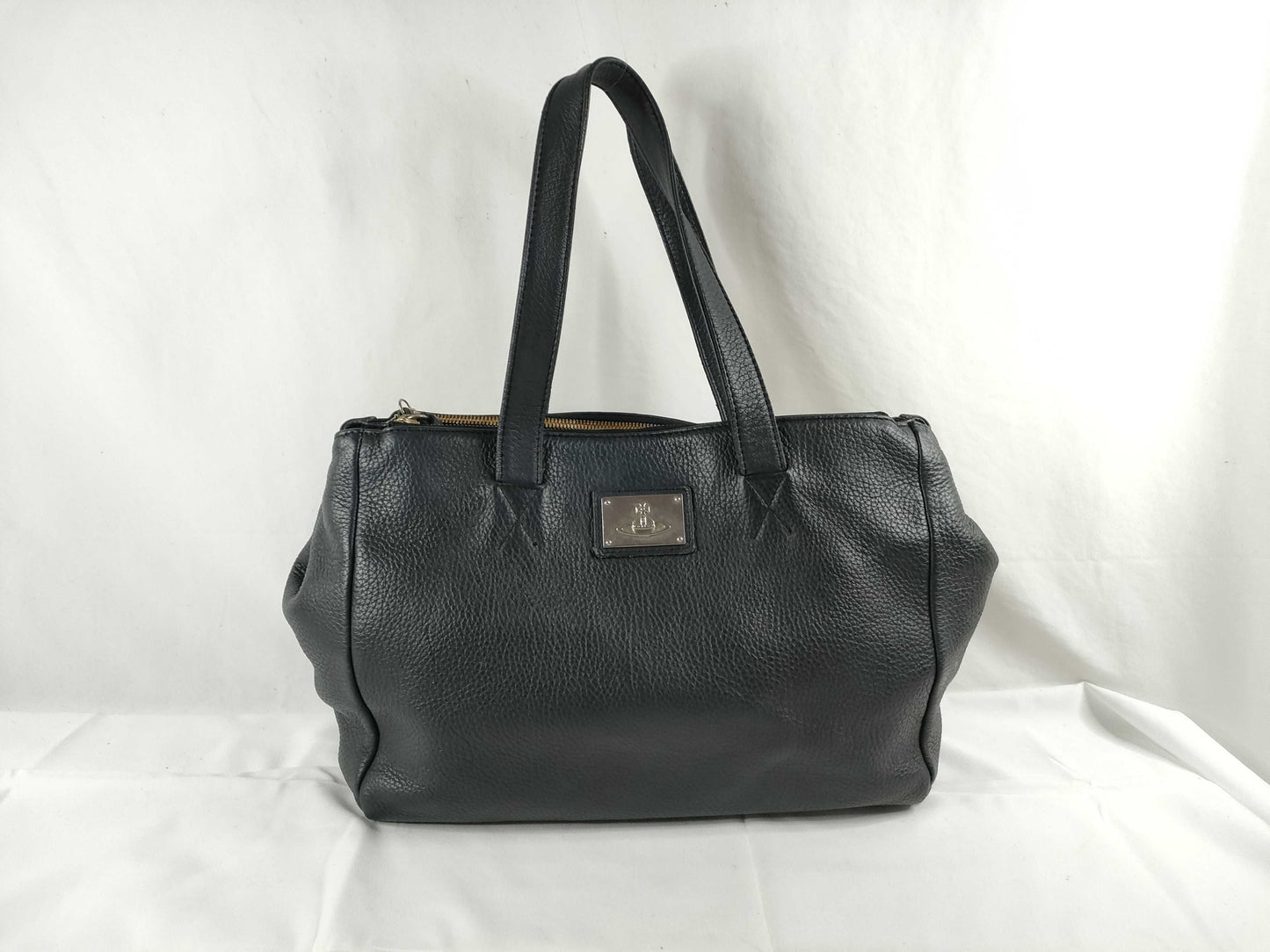 Vivienne Westwood Leather Tote Bag Black Tote Bag