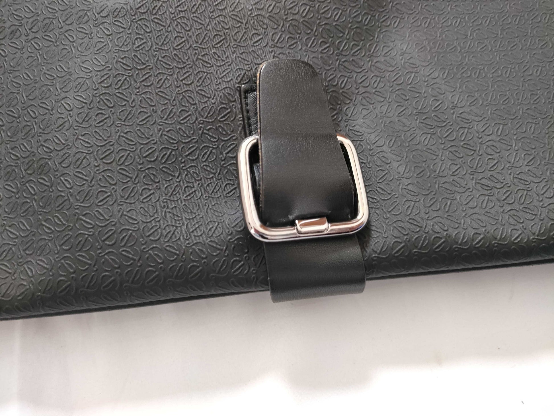 LOEWE PVCx Leather Suitcase Black Suitcase