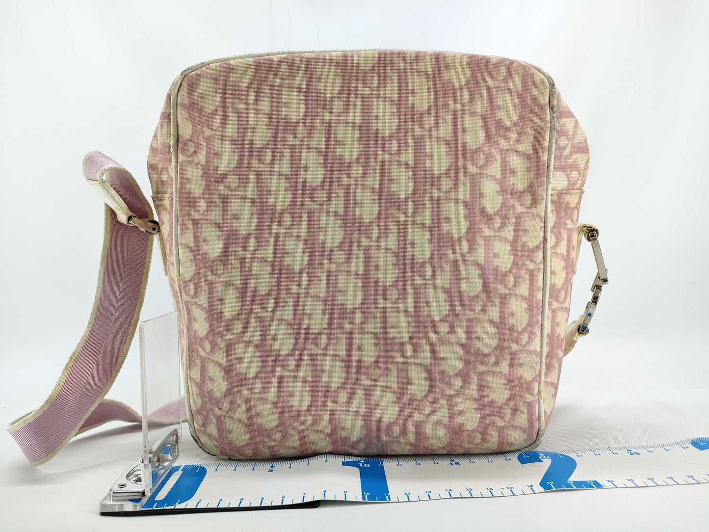 Dior Christian Dior PVC Shoulder Bag Pink Shoulder Bag