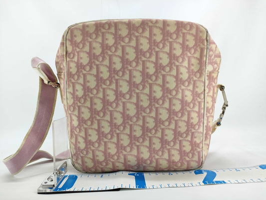 Dior Christian Dior PVC Shoulder Bag Pink Shoulder Bag