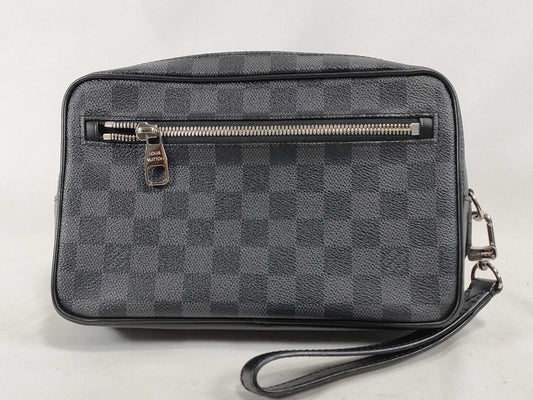 LOUIS VUITTON Damier Graffit LV Damier Graffit Kasai N41664 SR1129 Second Bag