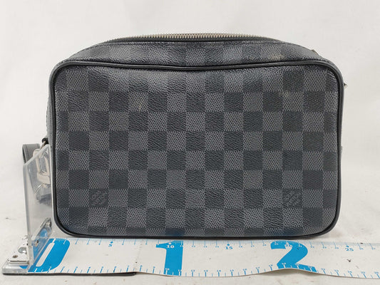 LOUIS VUITTON Damier Graffit LV Damier Graffit Kasai N41664 SR1129 Second Bag