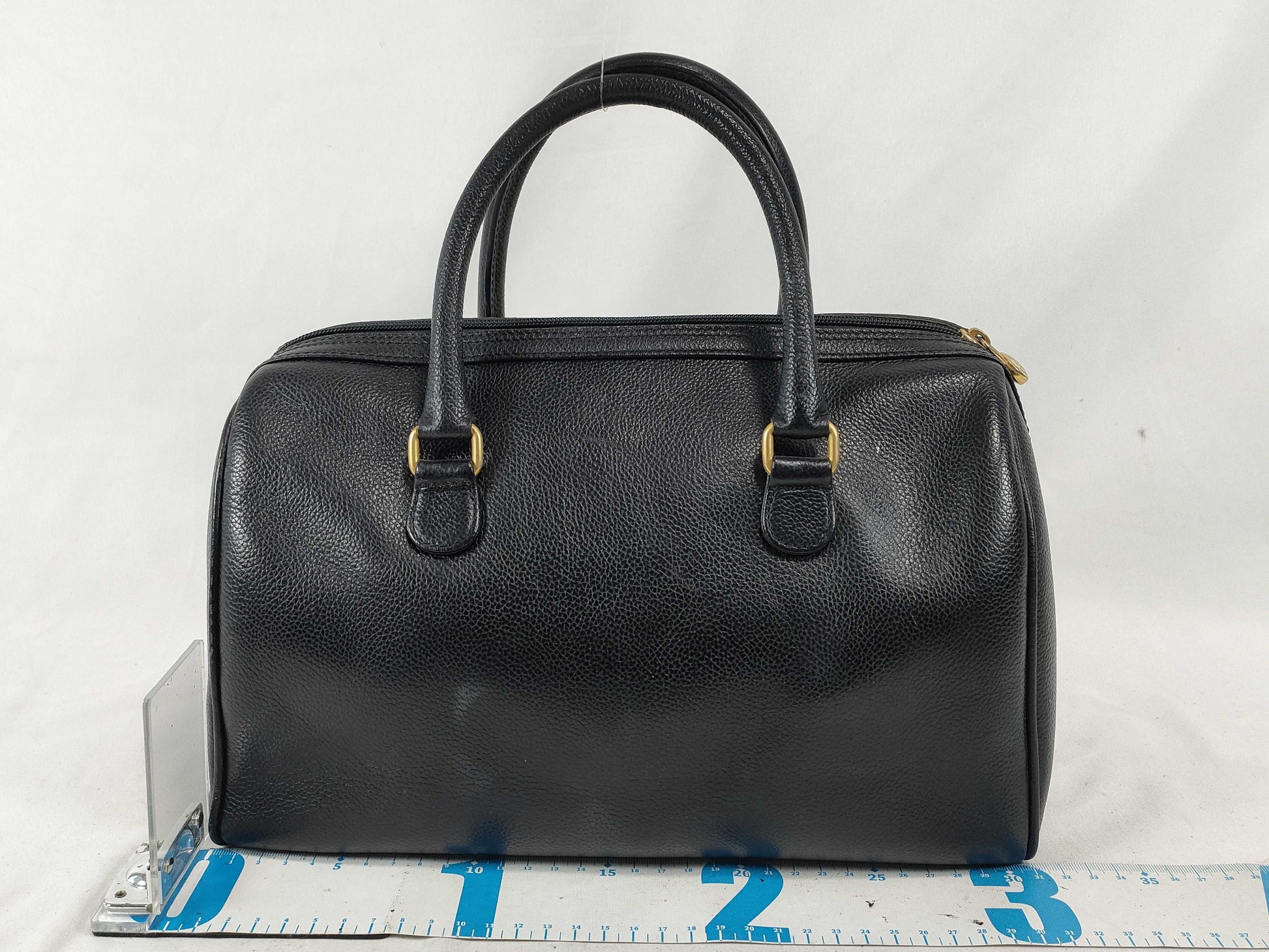 Burberrys Leather Handbag Black Handbag