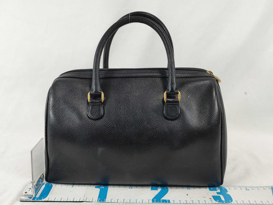 Burberrys Leather Handbag Black Handbag