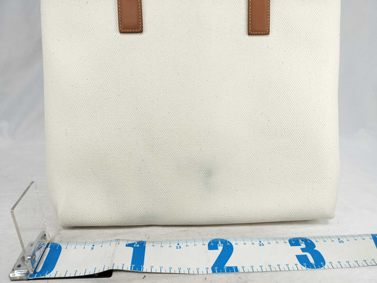 CELINE Horizontal Cave Canvas Tote Bag