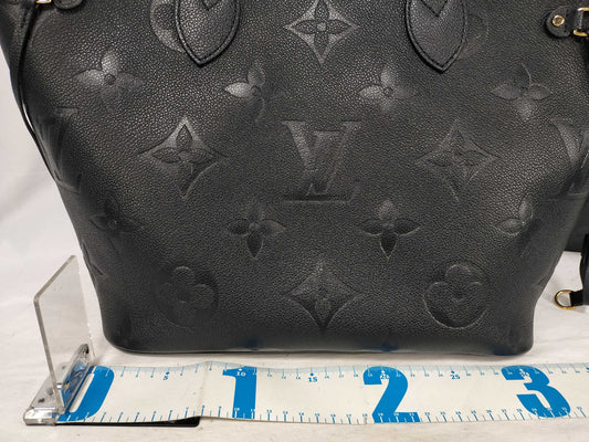 LOUIS VUITTON Monogram Unplant Neverful MM Unplanted Noir M45685 Tote Bag