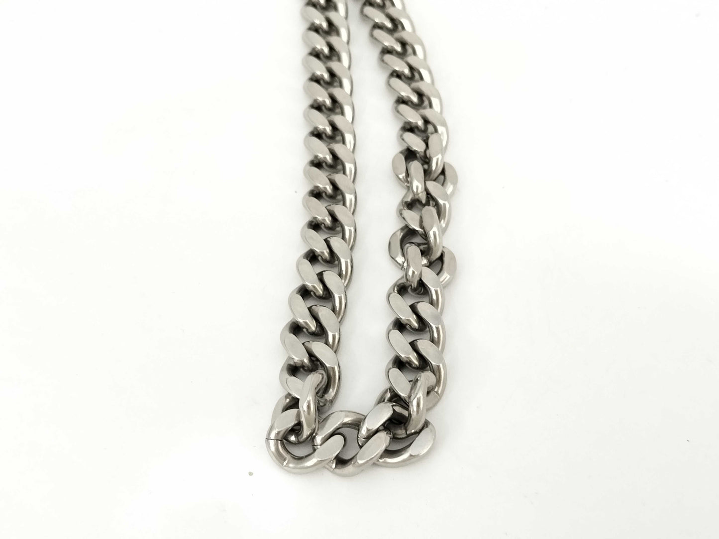 FENDI FF Logo Necklace Metal Silver x Gold Necklace