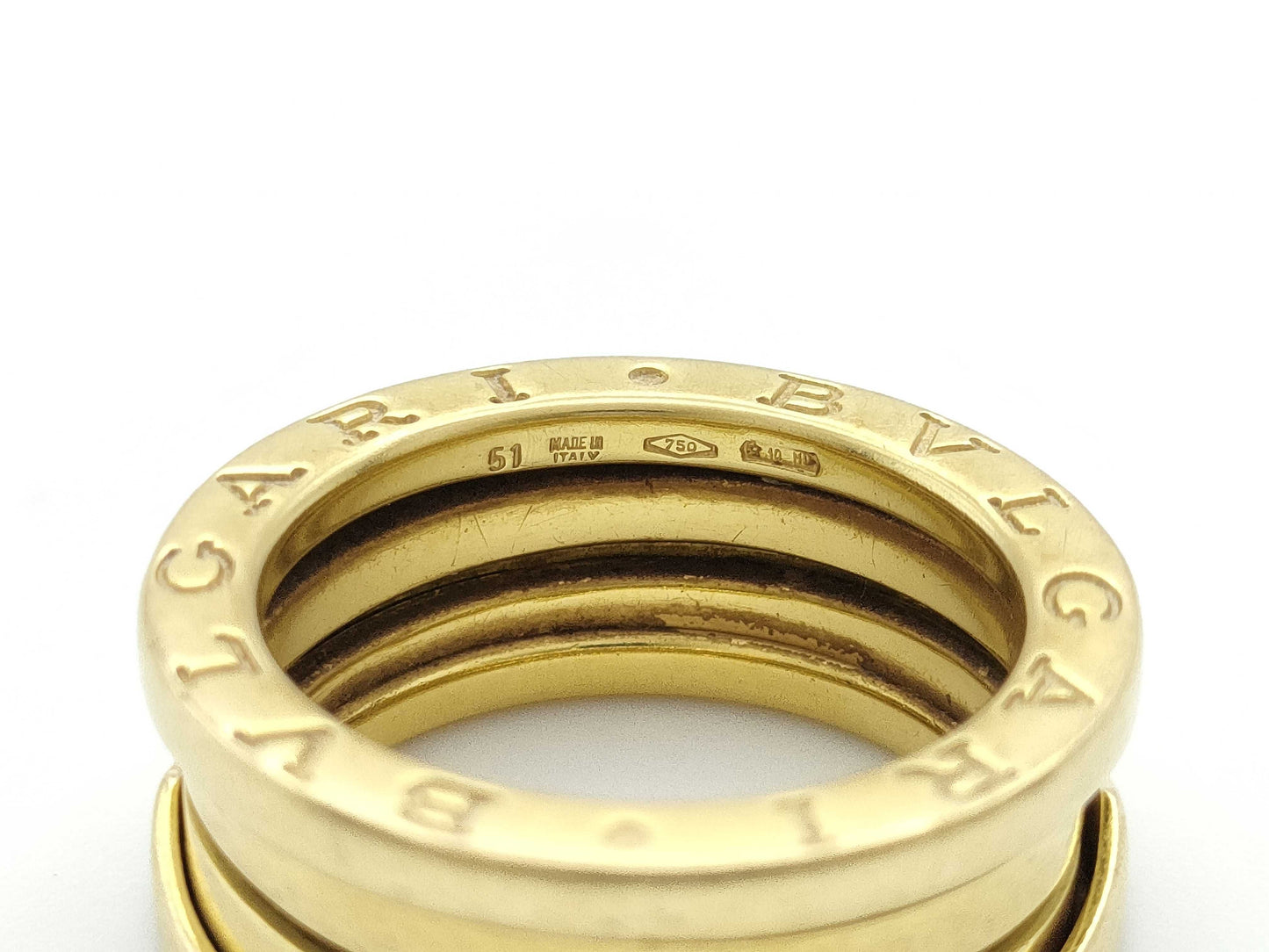 BVLGARI Bezero One #51 YG 750 9.2g Ring