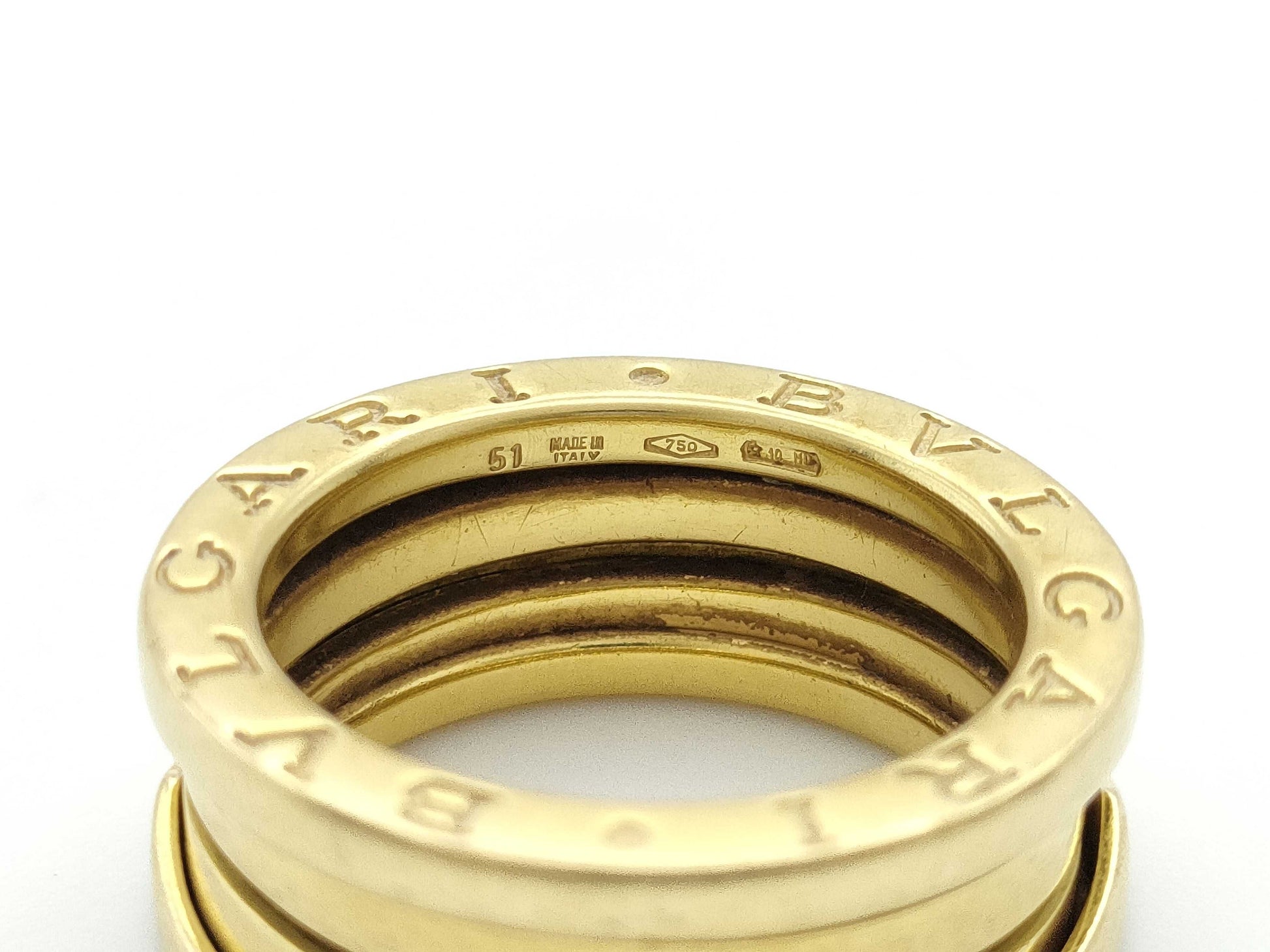 BVLGARI Bezero One #51 YG 750 9.2g Ring