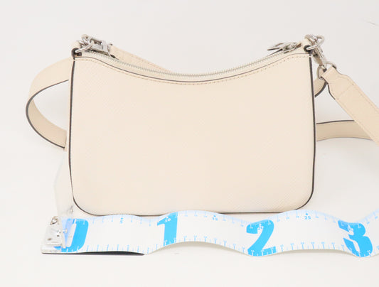 LOUIS VUITTON Epi Marel M80688 White RFID Shoulder Bag