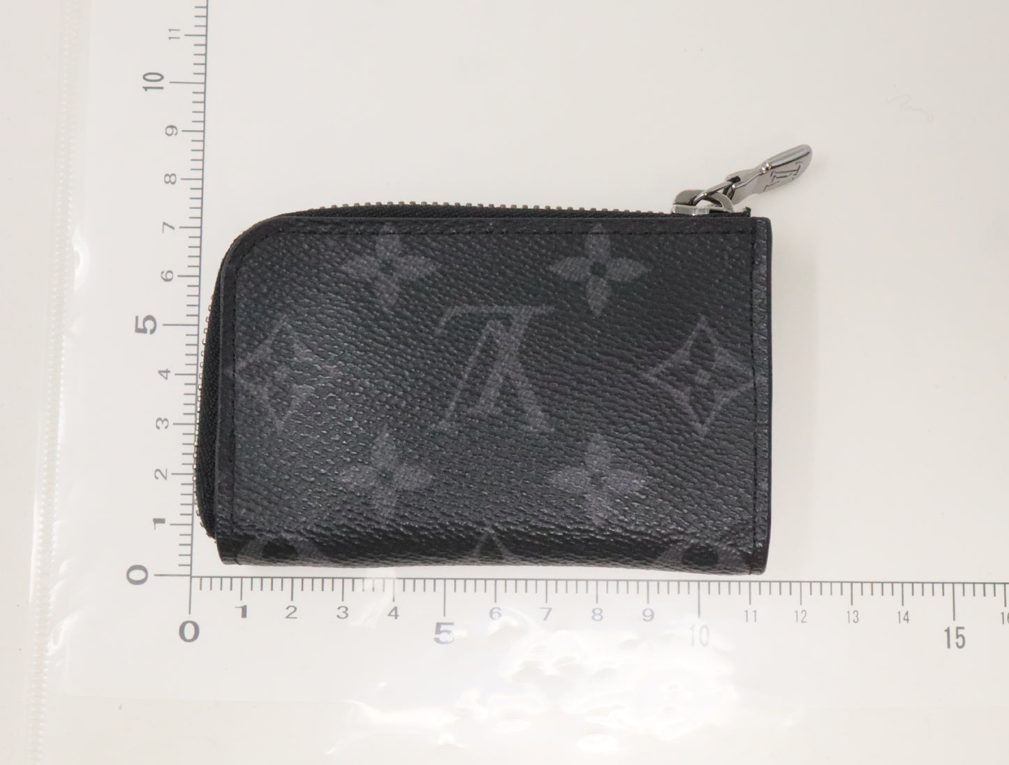 LOUIS VUITTON Monogram Eclipse Porte Monajour M63536 MB1139 Wallet