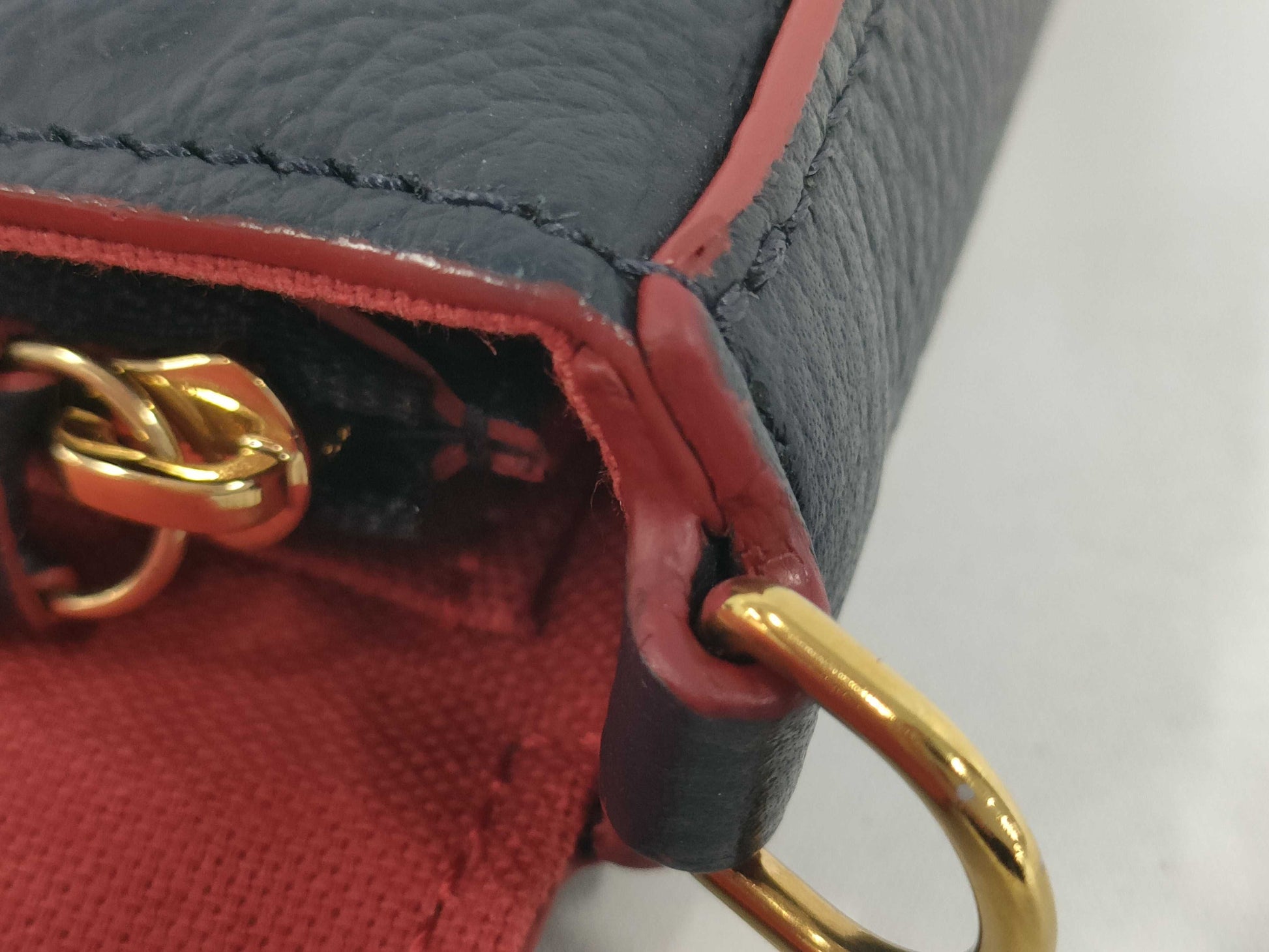 LOUIS VUITTON Monogram Empreinte Pochette Felicie Shoulder Bag