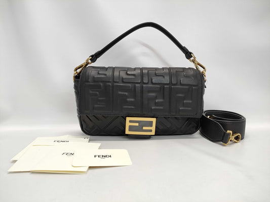 FENDI leather shoulder bag
