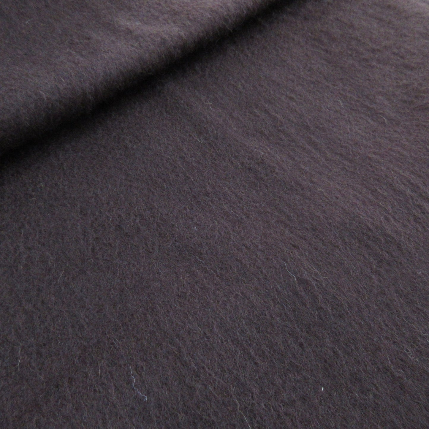 HERMES 100% Cashmere Logo Embroidery Brown Brown 150cmx40cm Muffler